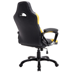 Silla Racing Ricardo XL en Cuero PU Negro/amarillo