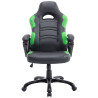 Silla Racing Ricardo XL en Cuero PU Negro/verde