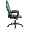 Silla Racing Ricardo XL en Cuero PU Negro/verde