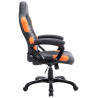 Silla Racing Ricardo XL en Cuero PU Negro/naranja