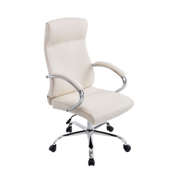 Silla de Oficina Lausanne XXL Crema