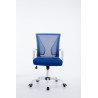 Silla De Oficina Tracy Blanco,Azul