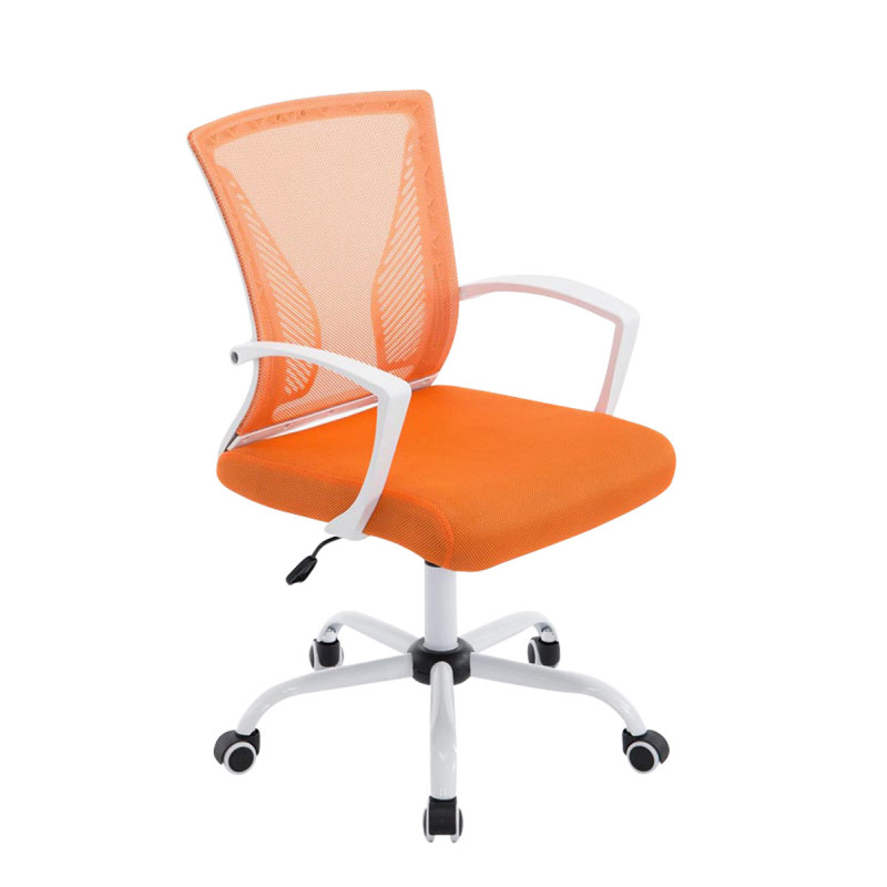 Silla De Oficina Tracy Blanco,Naranja