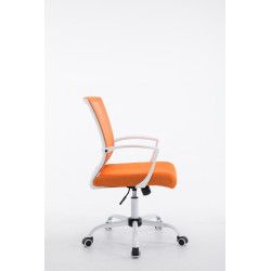 Silla De Oficina Tracy Blanco,Naranja