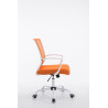 Silla De Oficina Tracy Blanco,Naranja