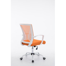 Silla De Oficina Tracy Blanco,Naranja