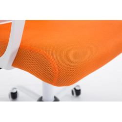 Silla De Oficina Tracy Blanco,Naranja