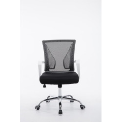 Silla De Oficina Tracy Cromado,Negro