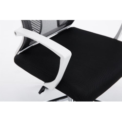 Silla De Oficina Tracy Cromado,Negro