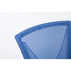 Silla De Oficina Tracy Cromado,Azul