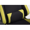 Silla Gaming XL Shift en Tela Negro/verde,Con reposapiés