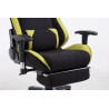 Silla Gaming XL Shift en Tela Negro/verde,Con reposapiés