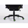 Silla Gaming XL Shift en Tela Negro/verde,Con reposapiés