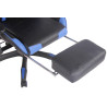 Silla Gaming Turbo Negro/azul,Simil cuero