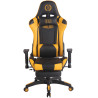 Silla Gaming Turbo Negro/amarillo,Simil cuero