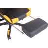 Silla Gaming Turbo Negro/amarillo,Simil cuero