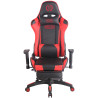 Silla Gaming Turbo Negro/rojo,Simil cuero