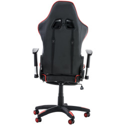 Silla Gaming Turbo Negro/rojo,Simil cuero