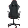 Silla Gaming Turbo Negro/rojo,Simil cuero