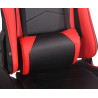 Silla Gaming Turbo Negro/rojo,Simil cuero