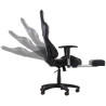 Silla Gaming Turbo Negro/marrón,Simil cuero