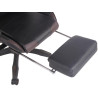 Silla Gaming Turbo Negro/marrón,Simil cuero