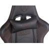 Silla Gaming Turbo Negro/marrón,Simil cuero