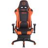 Silla Gaming Turbo Negro/naranja,Simil cuero