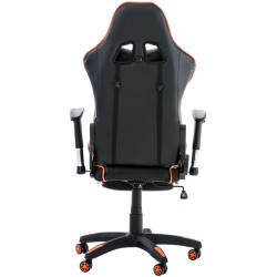 Silla Gaming Turbo Negro/naranja,Simil cuero