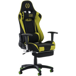 Silla Gaming Turbo Negro/verde,Tela