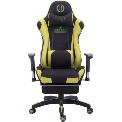 Silla Gaming Turbo Negro/verde,Tela