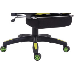 Silla Gaming Turbo Negro/verde,Tela