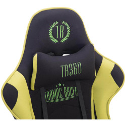 Silla Gaming Turbo Negro/verde,Tela