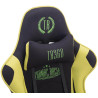 Silla Gaming Turbo Negro/verde,Tela