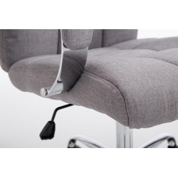 Silla de oficina Mikos en Tela Gris