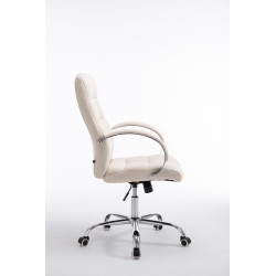 Silla de oficina Mikos en Tela Crema