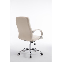 Silla de oficina Mikos en Tela Crema