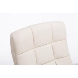 Silla de oficina Mikos en Tela Crema