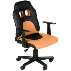 Silla de Escritorio Infantil Fun Negro/naranja