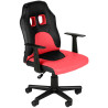 Silla de Escritorio Infantil Fun Negro/rojo