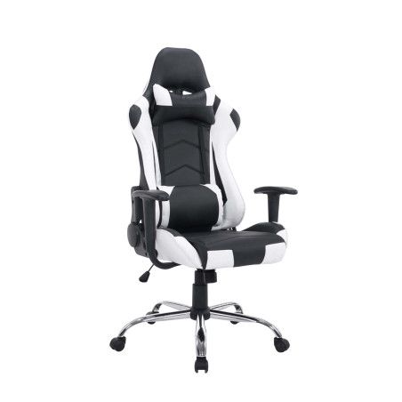 Silla Racing XXL Miracle Negro/blanco