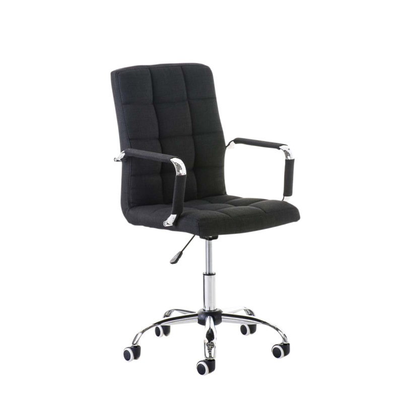 Silla De Oficina Deli V2 En Tela Negro