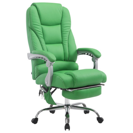 Silla De Oficina Pacific Con Función Masaje Verde