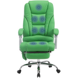 Silla De Oficina Pacific Con Función Masaje Verde