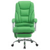 Silla De Oficina Pacific Con Función Masaje Verde