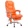 Silla De Oficina Pacific Con Función Masaje Naranja