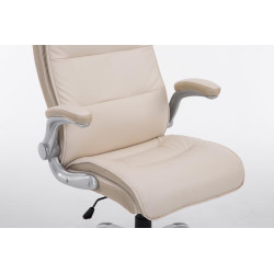 Silla de oficina Villach XXL Crema