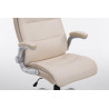 Silla de oficina Villach XXL Crema