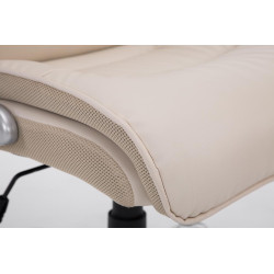 Silla de oficina Villach XXL Crema