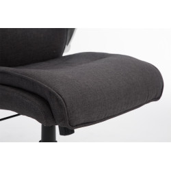 Silla De Oficina Villach XXL En Tela Gris oscuro